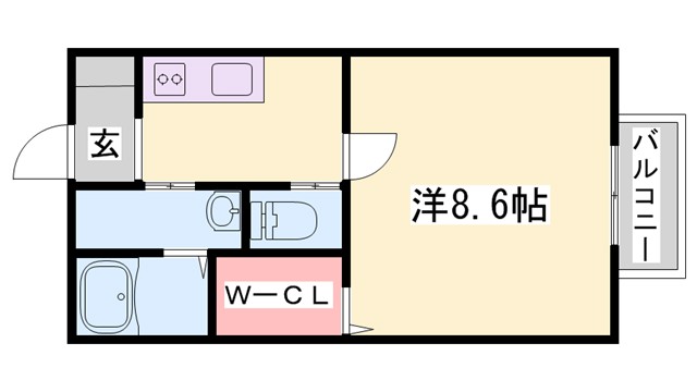 エルメゾン北条の間取り