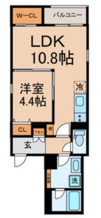 【江東区新大橋のマンションの間取り】