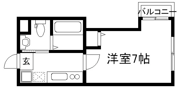 フラッティ千本鞍馬口の間取り