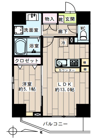 グランディールの間取り