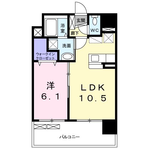 スカイパレス空港東の間取り