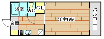 ジュネスコートの間取り