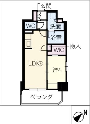 プレサンスグラン本山駅前６０２の間取り