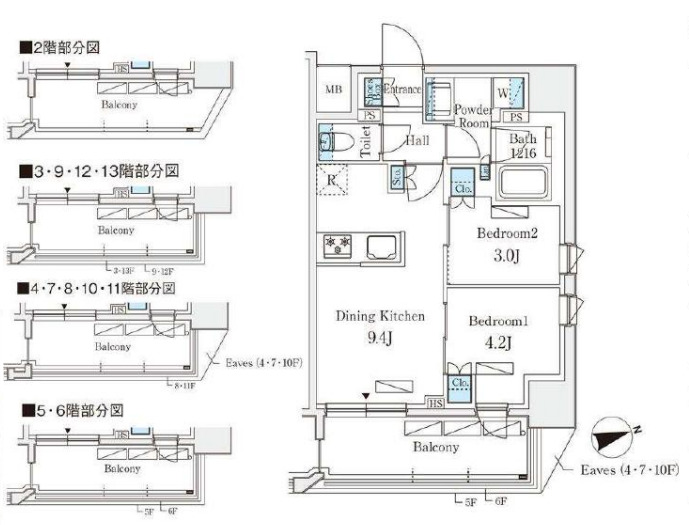リビオメゾン御茶ノ水ＥＡＳＴの間取り