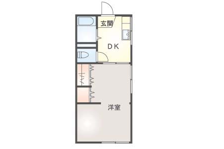 Ｋハイツの間取り