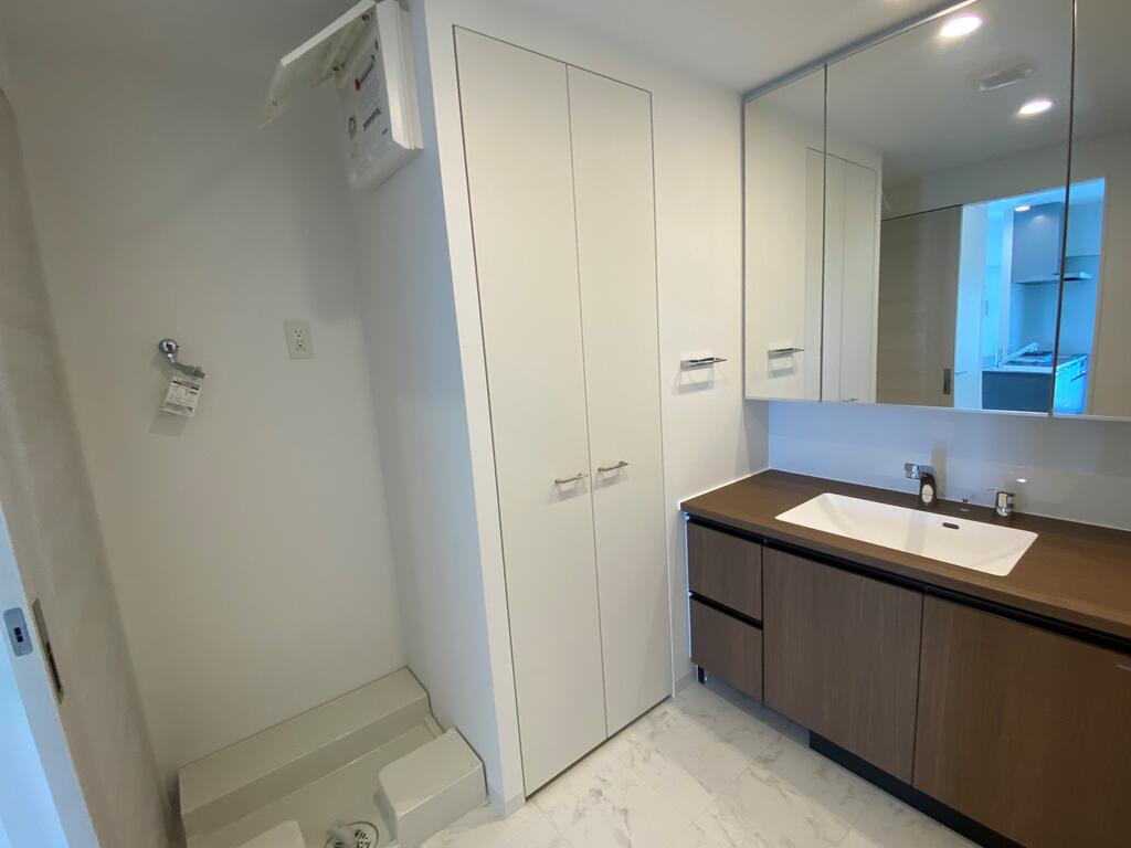 洗面設備　前回時の写真です。現況優先します。