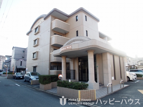 建物外観　南向き　日当り良好！オートロック・宅配ボックス完備の静かな住