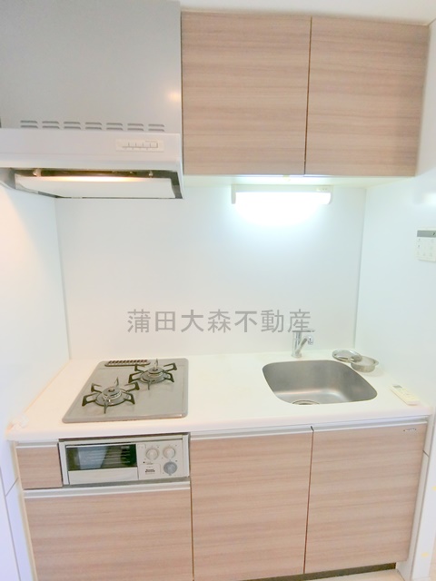 キッチン　2口ガスグリル付システムキッチン