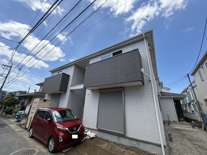 建物外観　建築中