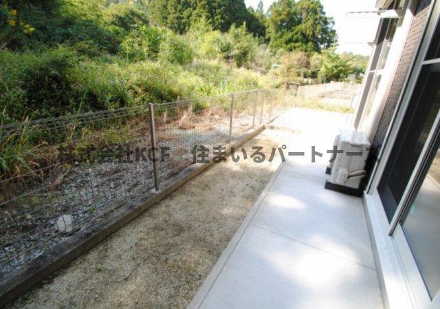 庭　お庭の付いた物件です