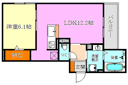 LaMaison大手町Iの間取り写真