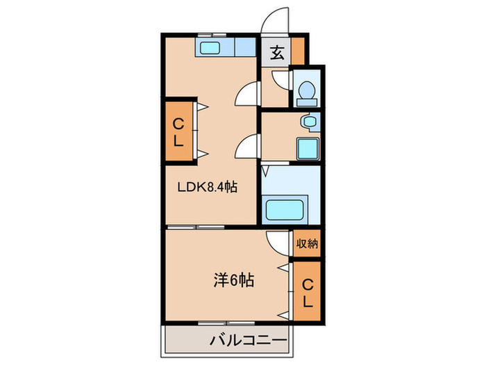 パテイオ欠町の間取り写真