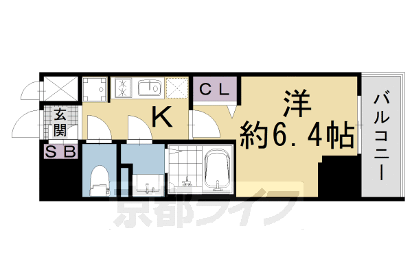 ファステート京都堀川スクエアの間取り写真