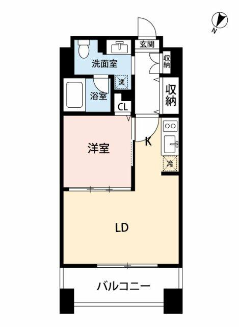 都営浅草線 大門駅 徒歩6分 13階建 築21年の間取り写真