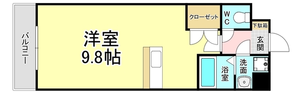 アピアランス到津の間取り写真