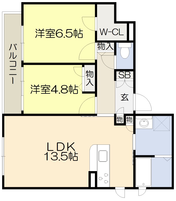 エテルナ　カーザの間取り