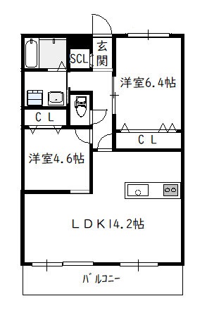 アルテマイスターＩＯ（イオ）の間取り