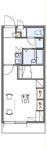 レオパレスＣｏｍｏｄｏIIの間取り