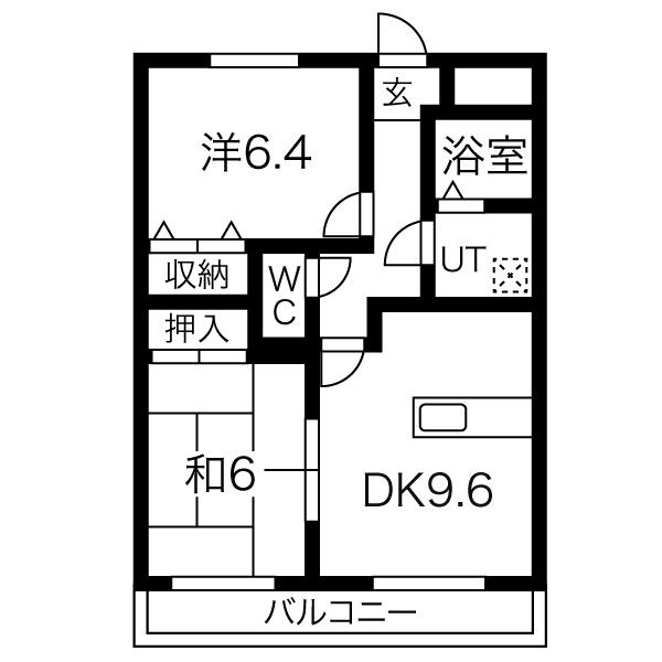 サンプレイス網干駅前の間取り