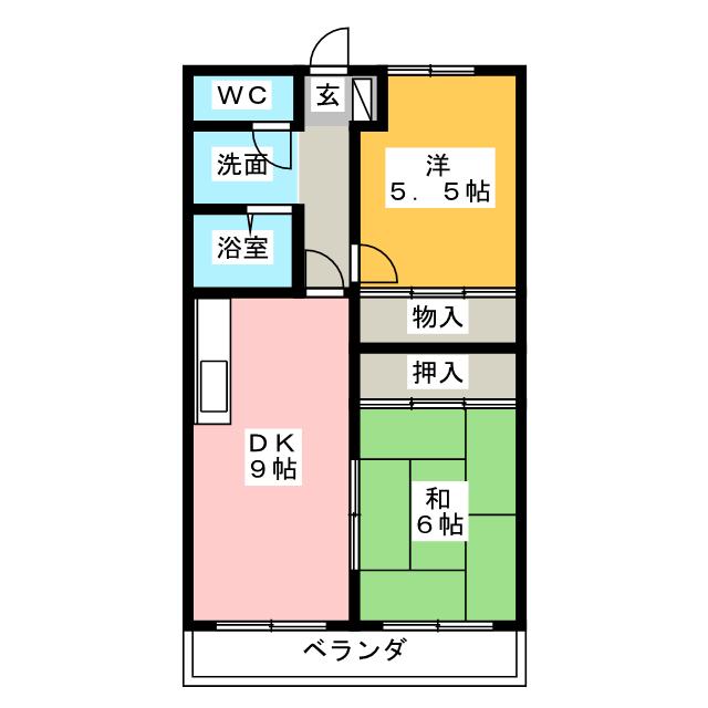 ラフォーレ大手の間取り