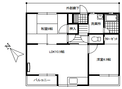 プライムハウスの間取り