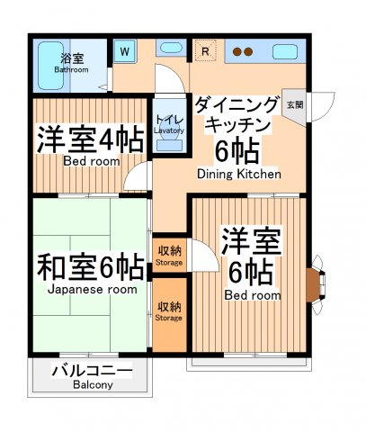 町田市本町田のアパートの間取り