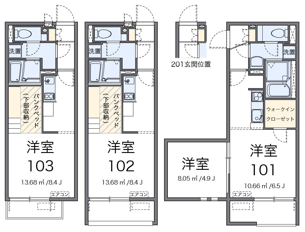 レオネクスト浪華IIIの間取り