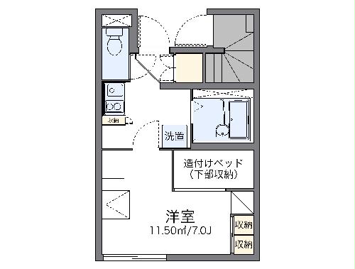 レオパレス秋津の間取り