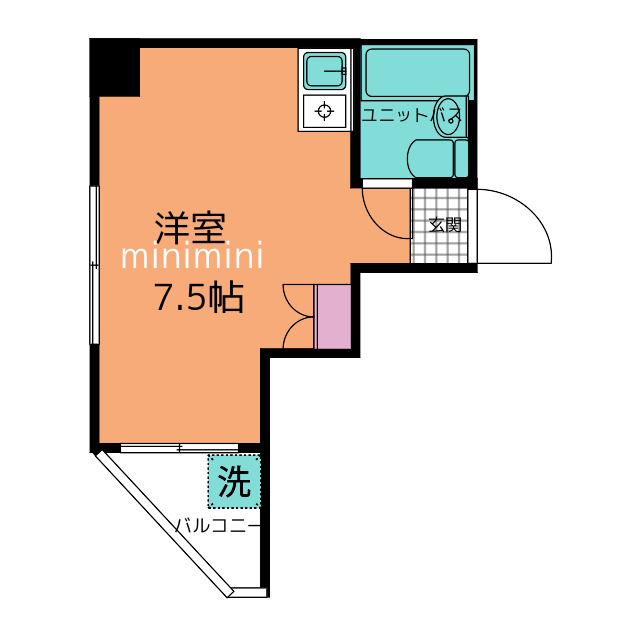 ハイムイサムの間取り