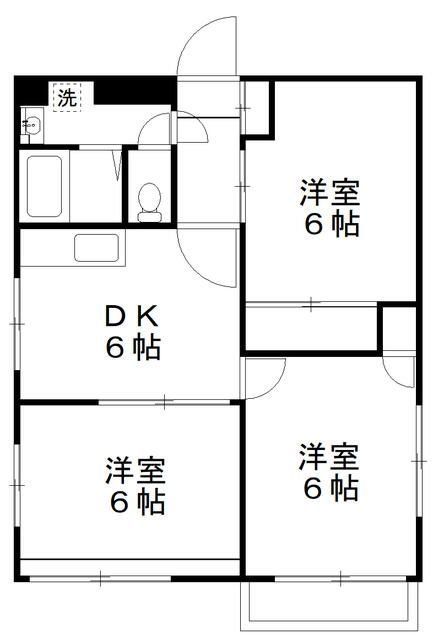 ヒルトップ南流山の間取り