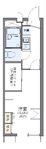 レオパレスパストラーレIIの間取り