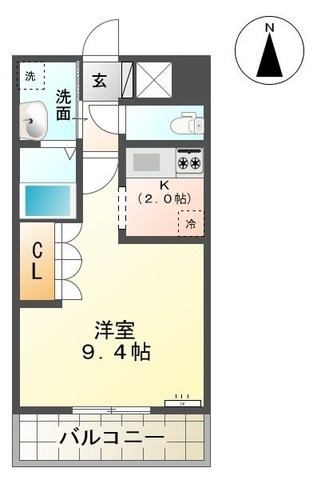 上益城郡御船町大字辺田見のアパートの間取り