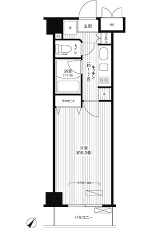 ステラメゾン荻窪の間取り