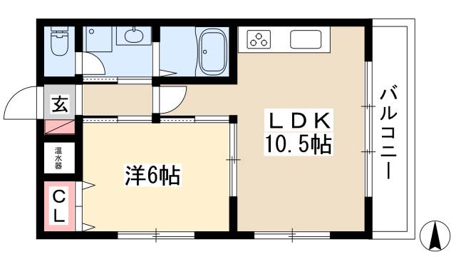 R-COURT泉の間取り