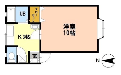 マーセルロンド　B棟の間取り