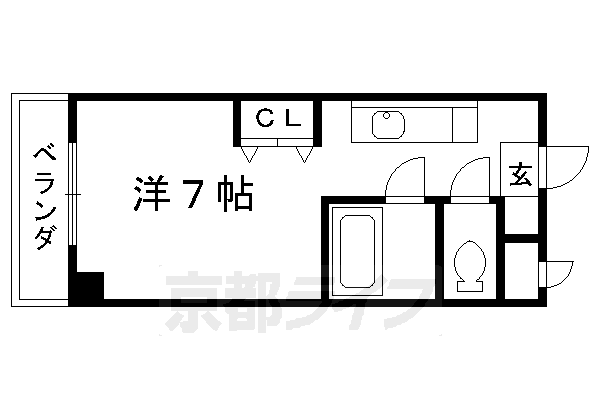 ノアーズアーク観月橋の間取り