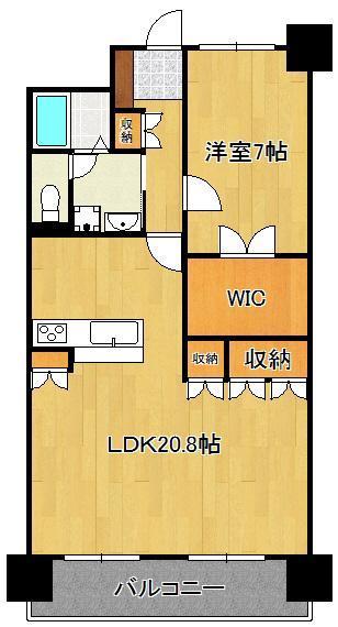 シャトレ大手町Ｓ棟の間取り