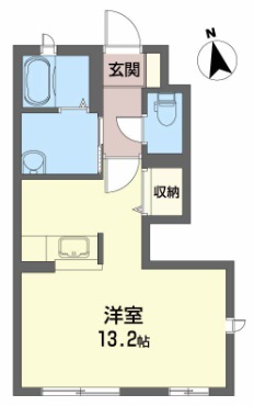 シャーメゾン鴨島　Ｃ棟の間取り