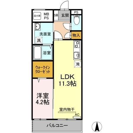 アヴニールの間取り