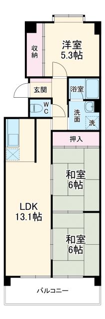 メゾン島田の間取り