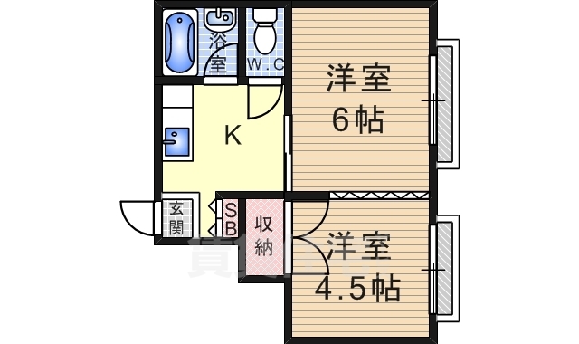 セブンハイツの間取り