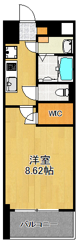 横浜市港北区綱島西のマンションの間取り