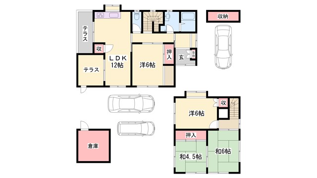 青山3丁目戸建の間取り