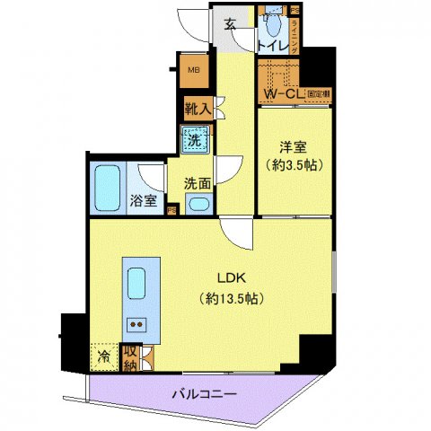 Log浅草橋の間取り