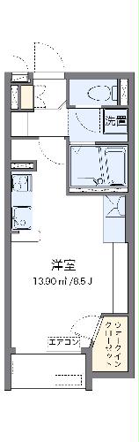 ミランダクレール　ソヤの間取り