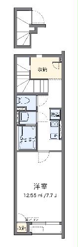 クレイノ飛鳥の間取り