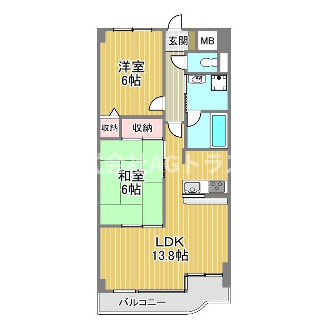 ロマーナ伍番館の間取り