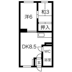 内藤パレスの間取り