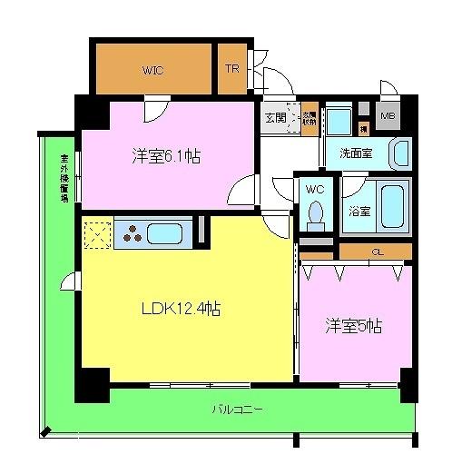 ディアコート新発田の間取り