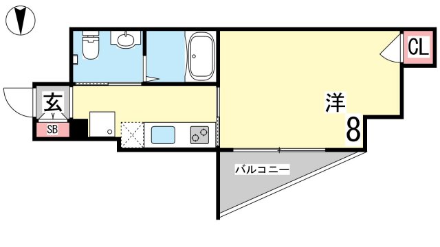 ＢＥＬＡＩＲ住吉の間取り